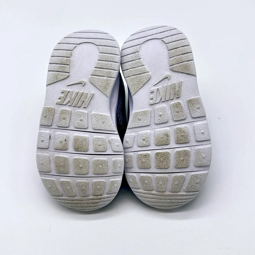 Nike Tanjun EasyOn Boys Toddler Sneakers Blue White Size 5C Athletic‎ Running